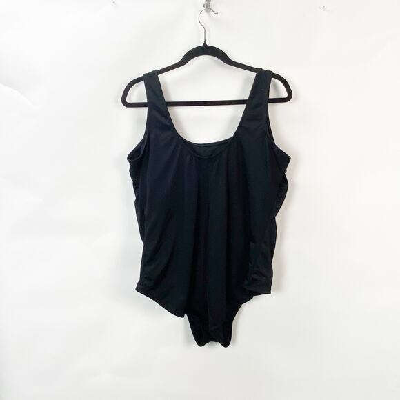 2/$30 Catalina One Piece Swimsuit Swimwear Black Women's Plus 3x Summer - Picture 6 of 8
